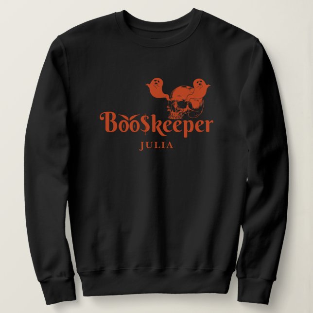 Bokföringsgradrevisorn Halloween T Shirt (Design framsida)