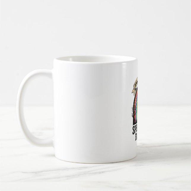 Bokföringshäxa Retro Halloween Redovisningsdesign Kaffemugg (Vänster)