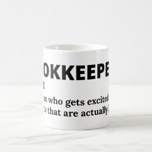 Bokföringskaffe (Ninja Definition Coffee Mugg) Kaffemugg