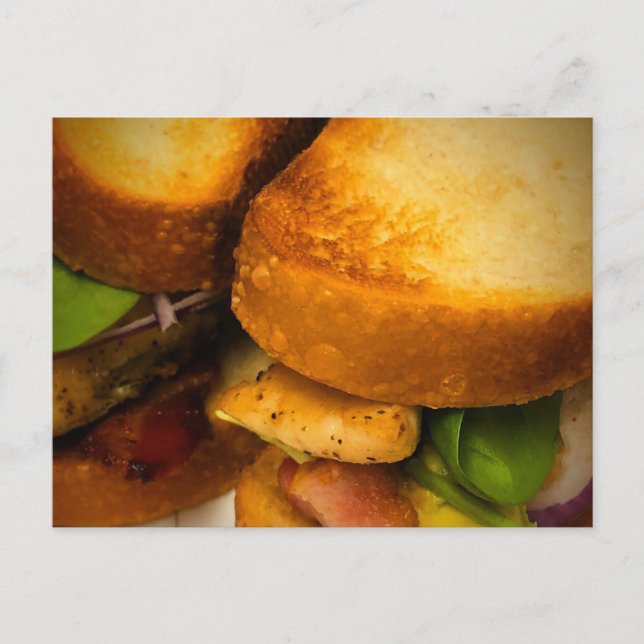 Bokföringskort för Lunchtime-inbjudan Vykort (Framsida)