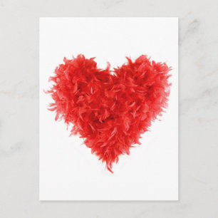 Bokföringskort Red Heart Boa Vykort