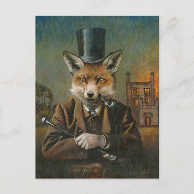 Bokföringskortet för apper Fox Vykort (Framsida)