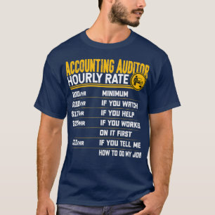 Bokföringsrevisorns timtaxa CPA revisorskonto T Shirt