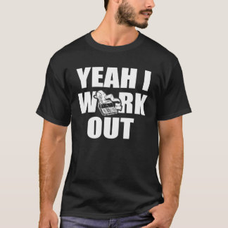 Bokföringsskämt Human Calculator Ja, jag jobbar på T Shirt