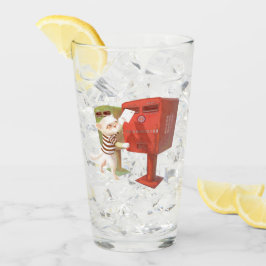 Bokföringstid - Katt med taiwanesisk postlåda Glaskopp