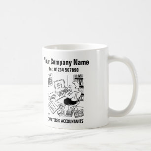 Bokföringstjänster - säljfrämjande kaffe Mugg