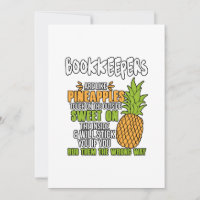 Bokhållare är som ananas.