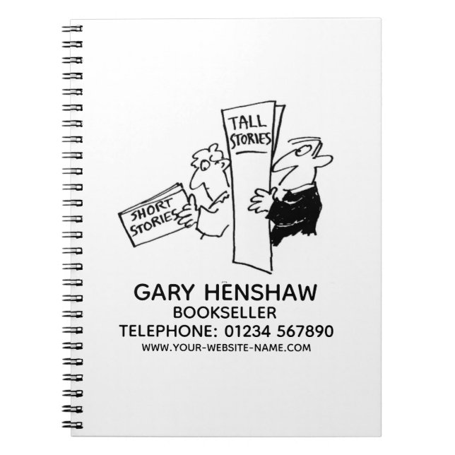 Bokhandelsanteckningsbok Anteckningsbok (Framsidan)