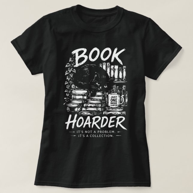 Bokhoarder: Det är en samling T Shirt (Design framsida)
