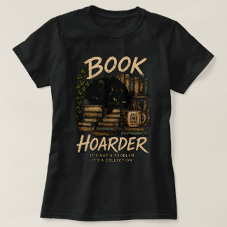 Bokhoarders katt samling t shirt