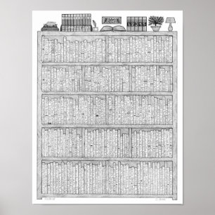 Bokhylla #8 poster
