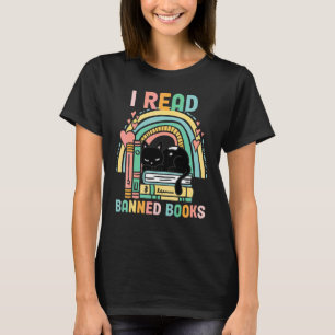 Bokhylla Förbjudna Böcker Citat Jag Läste Förbjudn T Shirt
