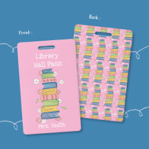 Bokhylla och blommor Rosa bibliotekshallpasserbric