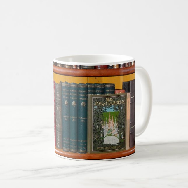 bokhyllan bokar bibliotek kaffemugg (Framsida höger)