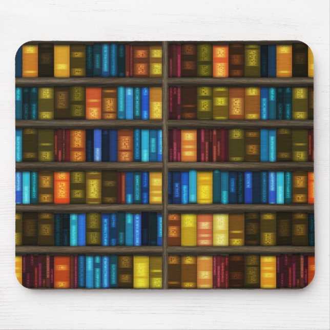 Bokhyllor 1 Mousepad Musmatta (Framsidan)