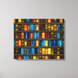 Bokhyllor 1 Wrapped Canvas