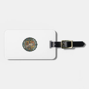 Bokig bibliotekskatt POD Vector Art - Bokig Libra Bagagebricka