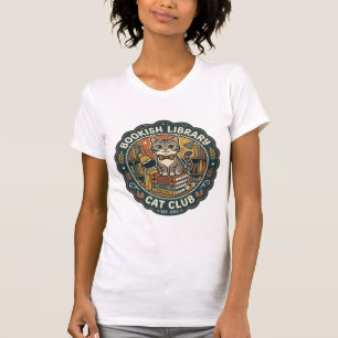 Bokig bibliotekskatt POD vektorgrafik - Bokig Libr T Shirt