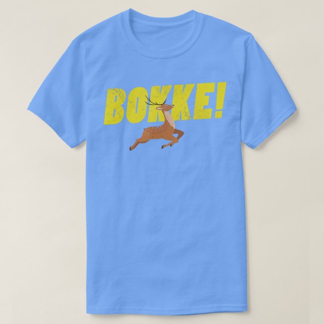 Bokke South Afrika Rugby Springbok South African D T Shirt (Design framsida)