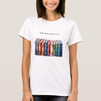 Bokklubb Anpassningsbar Text Inbunden Böcker T Shirt