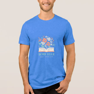 Bokklubb Blommig T-shirt Bokälskare Present