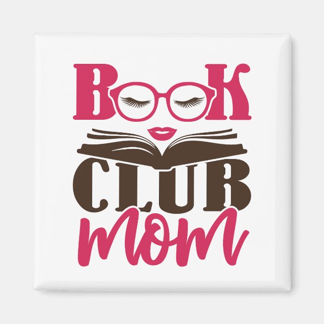 Bokklubb mamma magnet (Framsidan)