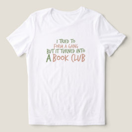 Bokklubb och läskärlek t shirt