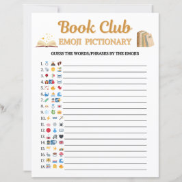 Bokklubbens Emoji Pictionary-spel