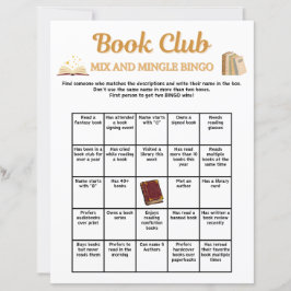 Bokklubbens Mix och Mingel Bingo