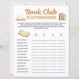 Bokklubbens Scattergories-spel