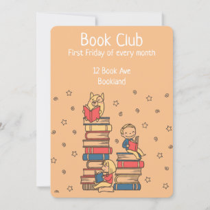 bokklubbgruppens bok session inbjudningar