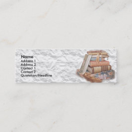 Boklagret shoppar magra visitkortBookmarkers Mini Visitkort