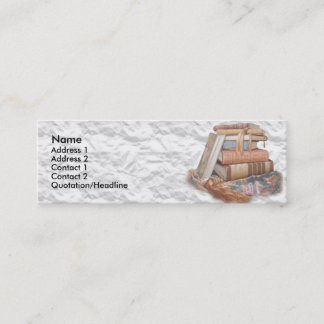 Boklagret shoppar magra visitkortBookmarkers Mini Visitkort