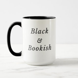 Boklärd afro- logotypmugg mugg