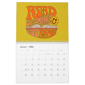 Boklig illustrerad kalender