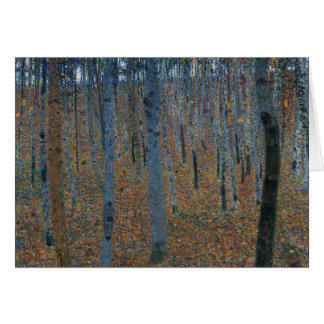 Boklund I av Gustav Klimt Hälsningskort