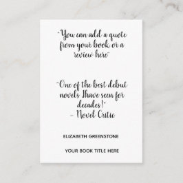 Bokmärke för befordringsgranskning tilläggskort