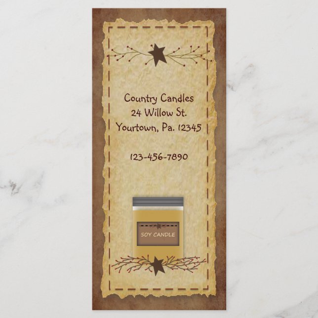 Bokmärke för burk-streck för streck (Framsida)