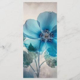 Bokmärke för Etheral Blue Blommar Meny