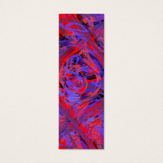 Bokmärke för grafikexplosion litet visitkort