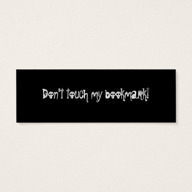 Bokmärke för Photoshop Litet Visitkort (Baksidan)