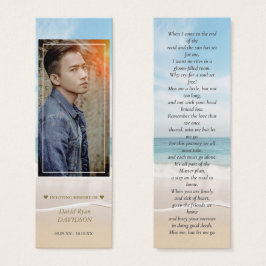 Bokmärke för segmentvy för fotominnesanteckning, D Litet Visitkort