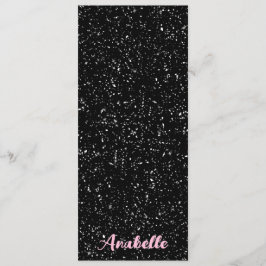 Bokmärke för svartvit personlig