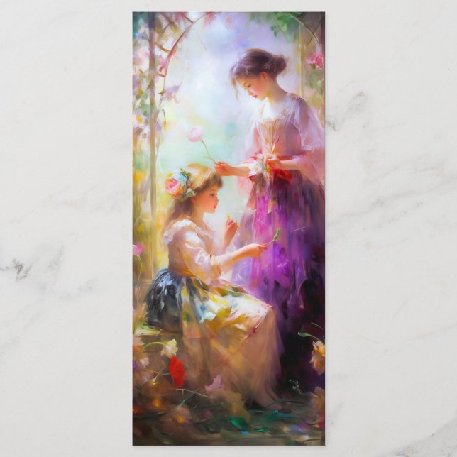 Bokmärke för två vänner meny (Framsida)