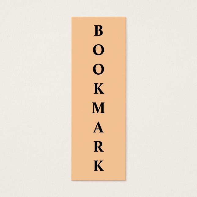 Bokmärke Litet Visitkort (Framsidan)