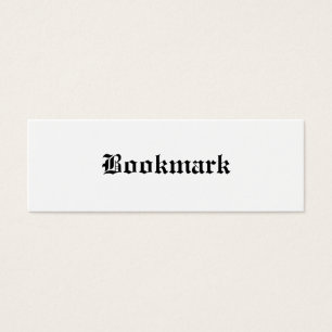 Bokmärke… Litet Visitkort