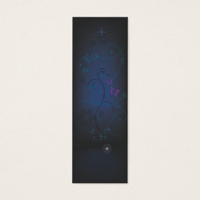 Bokmärke nr 9 litet visitkort (Framsidan)