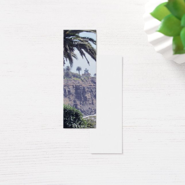 Bokmärke - Point Fermin Lighthouse Litet Visitkort (Skivbord)
