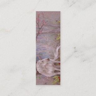 BOKMÄRKE - Unicorn Mini Visitkort