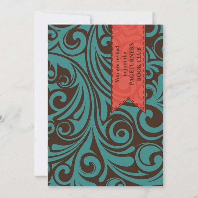 Bokmärkebokklubbinbjudan Inbjudningar (Framsida)